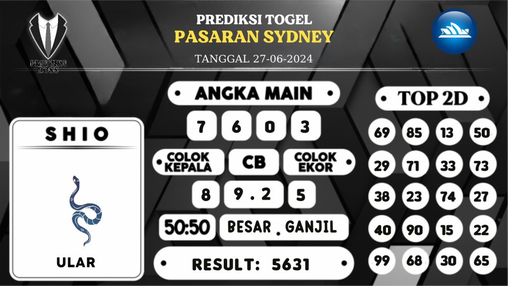 https://prediksibossmk.com/prediksi-boss-togel-sidney-kamis-27-juni-2024/
