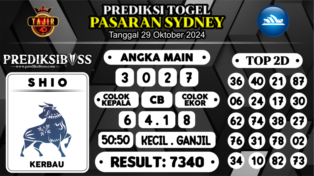 https://prediksibossmk.com/prediksi-boss-togel-sidney-selasa-29-oktober-2024/