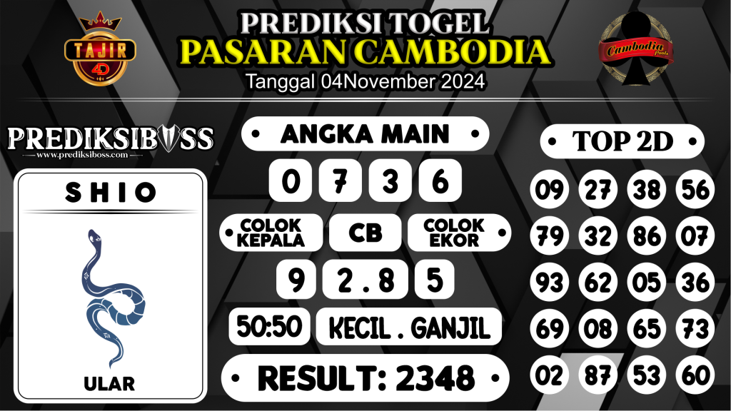 https://prediksibossmk.com/prediksi-boss-togel-cambodia-senin-04-november-2024/